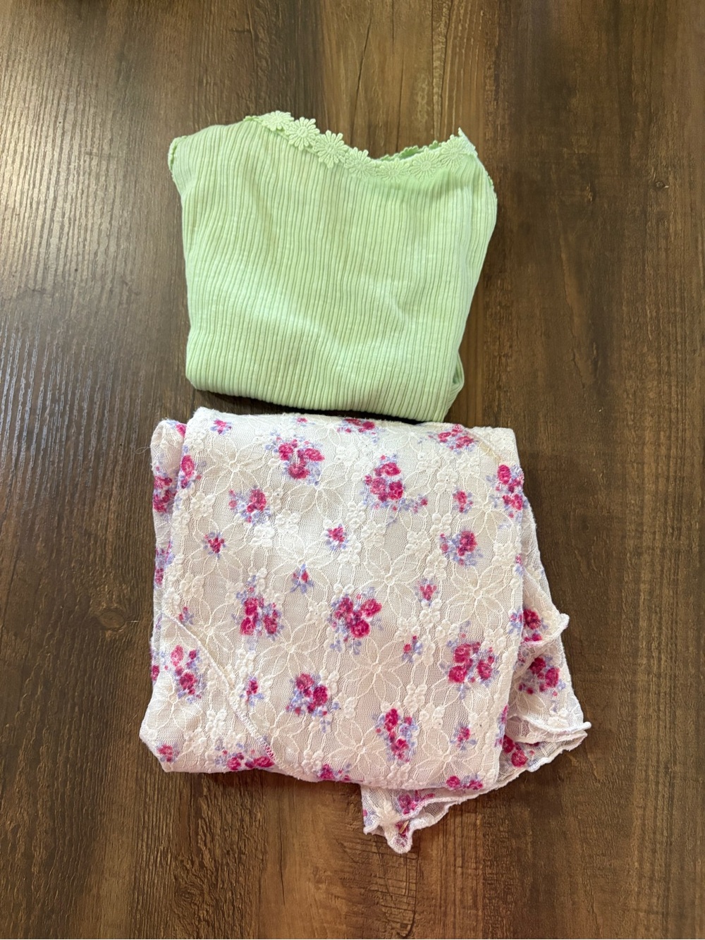 Girl’s Tank and Lace Skirt